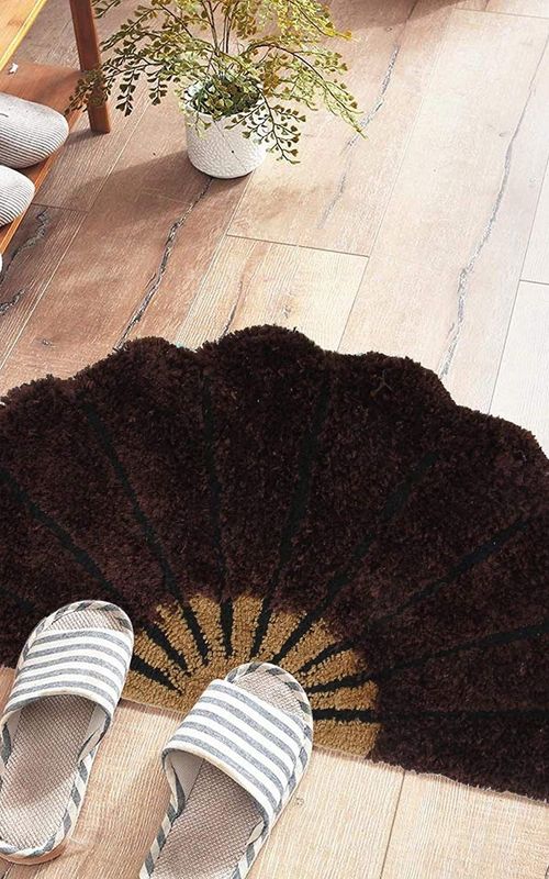 AIESY® Beautiful 5D Designer Half Sunflower Microfiber Door mat