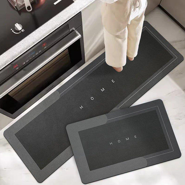 2 Pcs/Set Long Kitchen Waterproof Mats (50x180cm & 50x80cm) - Anti-Slip, Durable Floor Protector