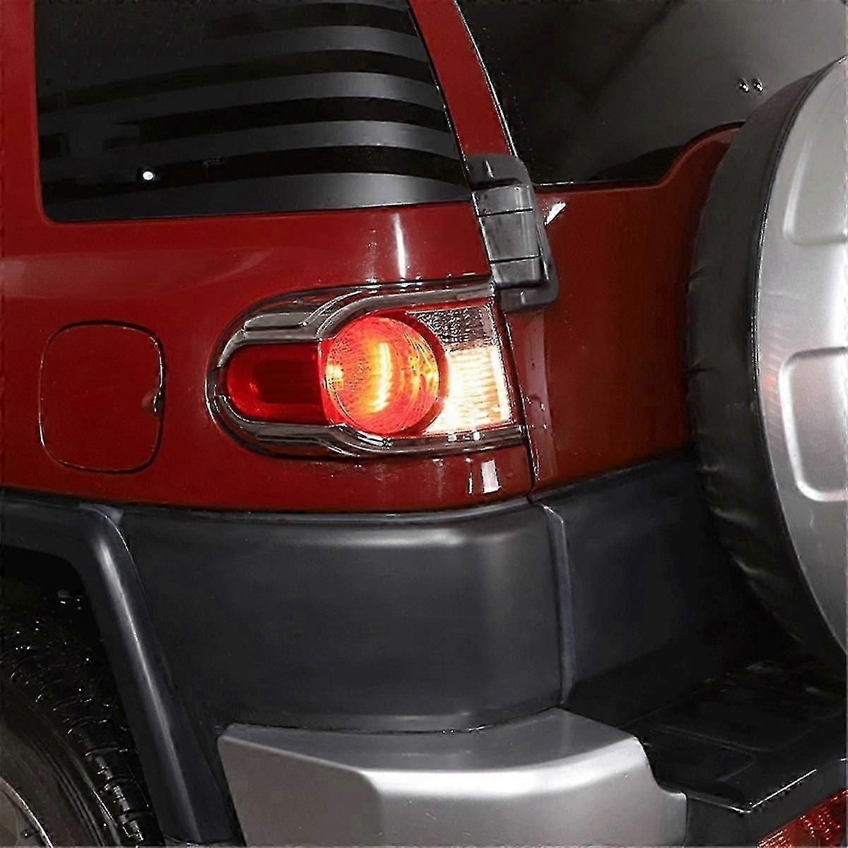4 Pcs Silver Tail Light Cover Decorative Cover Protective Cover For 07-21 Decoration Accessories