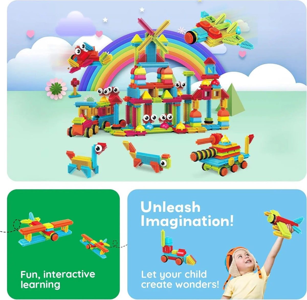 Hedgehog Building Block Set 240 pcs – PicassoTiles