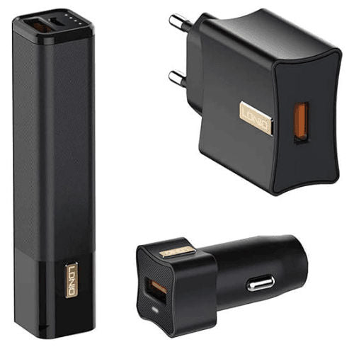 مجموعة شاحن محمول LDNIO 3 في 1