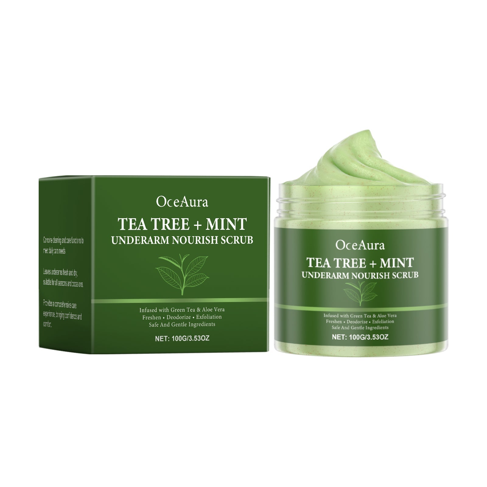 Body Scrub, Deep Cleansing, Exfoliating, Moisturizing, Odor-Free, Soft Skin ,100g