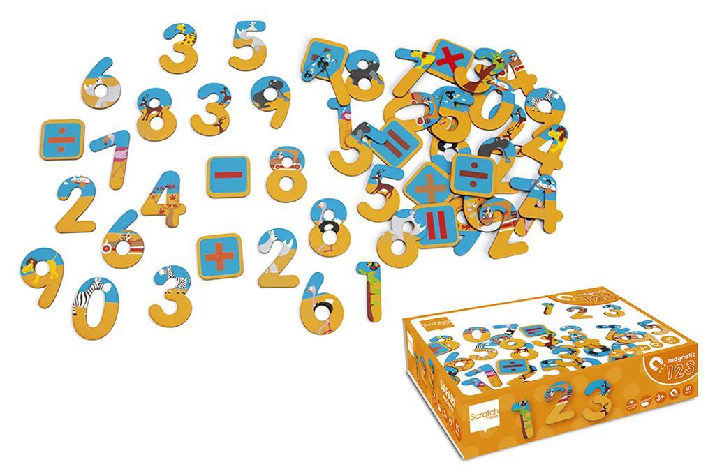 Magnetic Safari 123 Numbers (60 Pieces)
