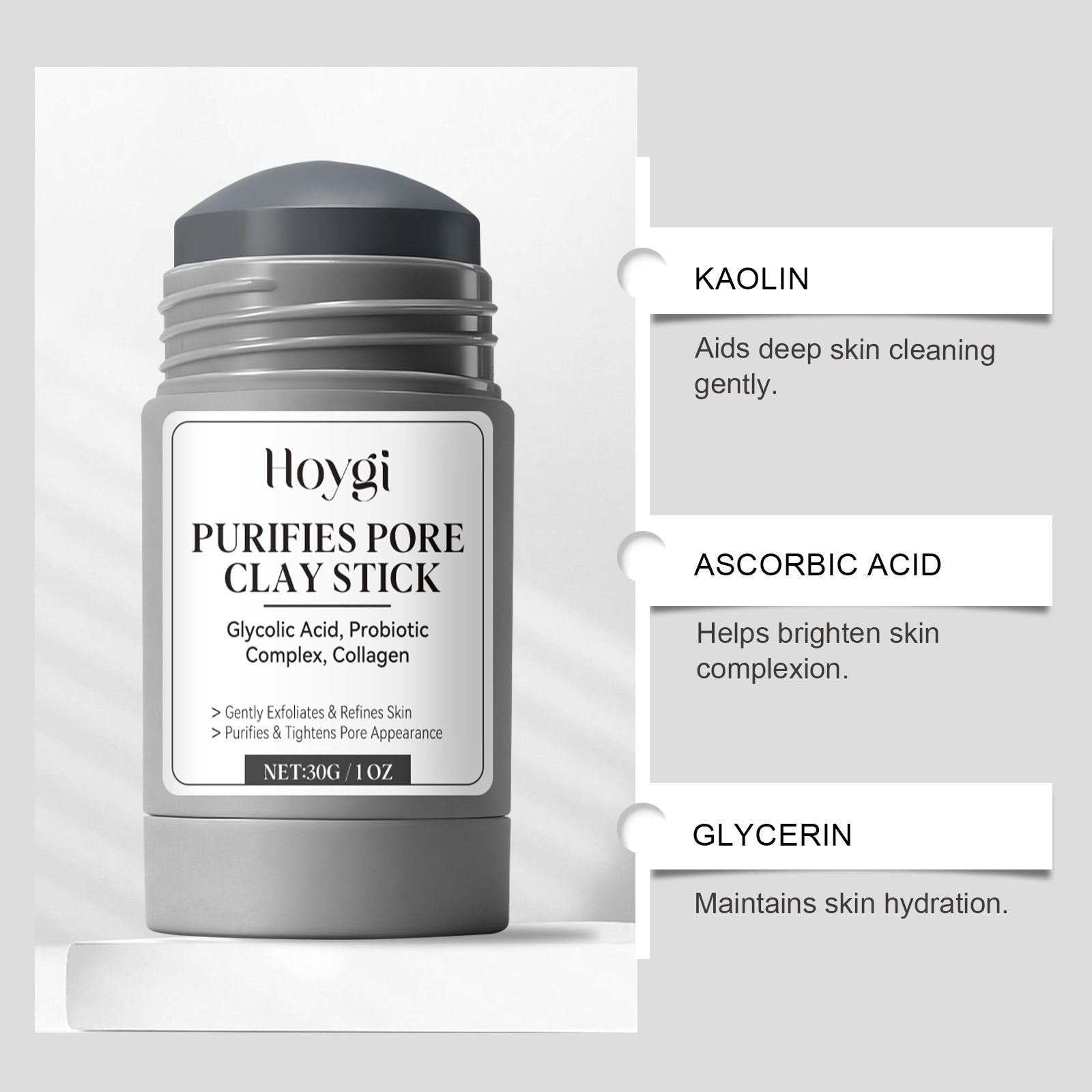 Pore Cleansing Clay Mask Stick Oil Control 30g