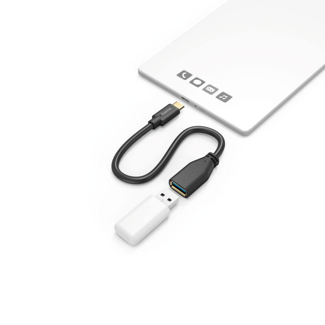 HAMA 123590 USB 3. C-A CABLE 0.15M