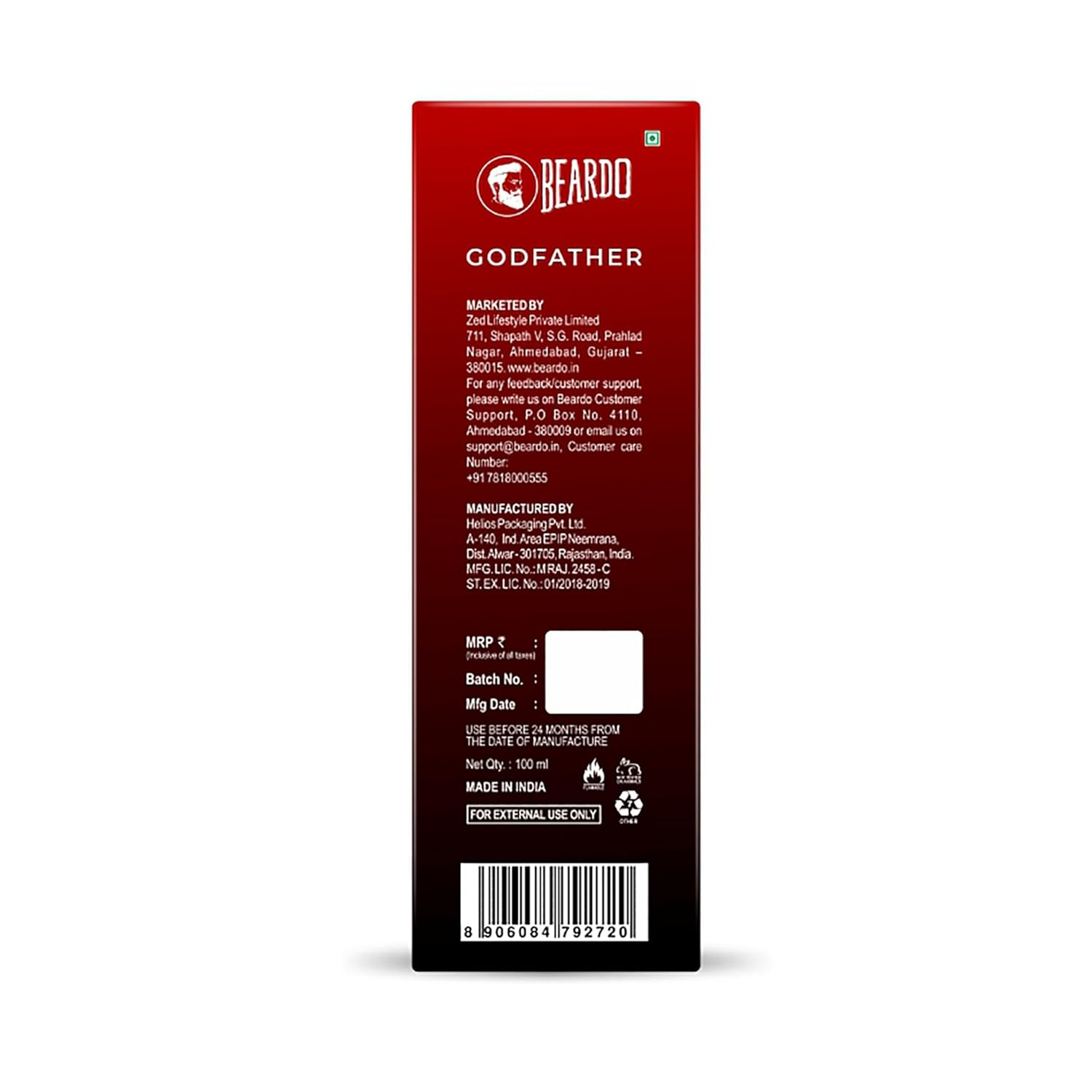 Beardo GodFather Perfume 100ml