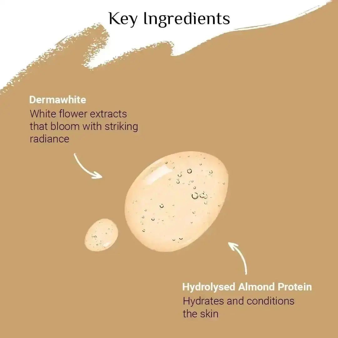 Glutone Face Wash DermaWhite + Hydrolyzed Almond Protein 100 ml