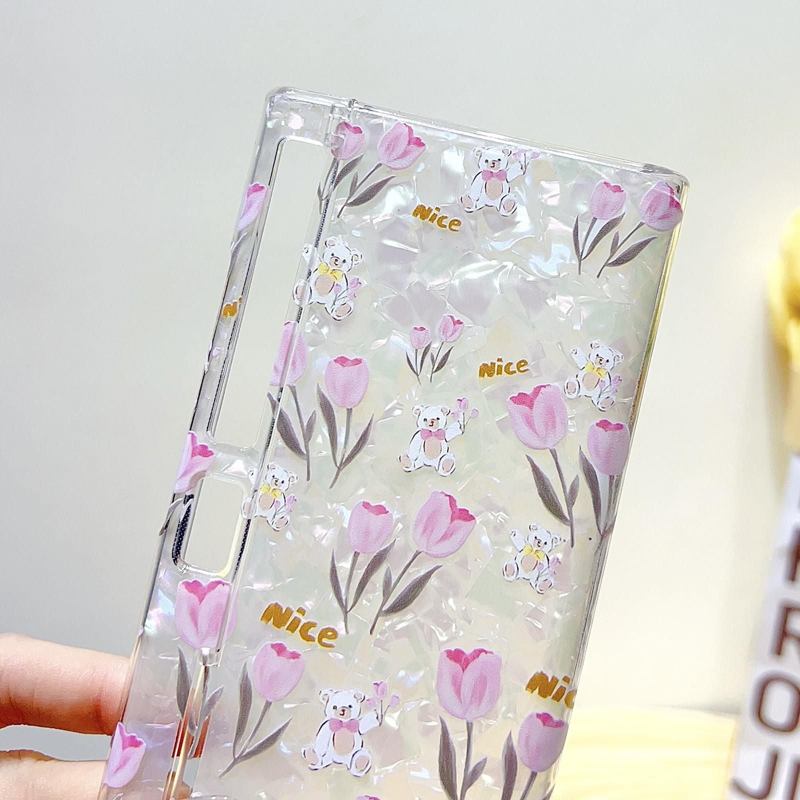 Flower Pattern PC Case For Huawei Mate Xs 2