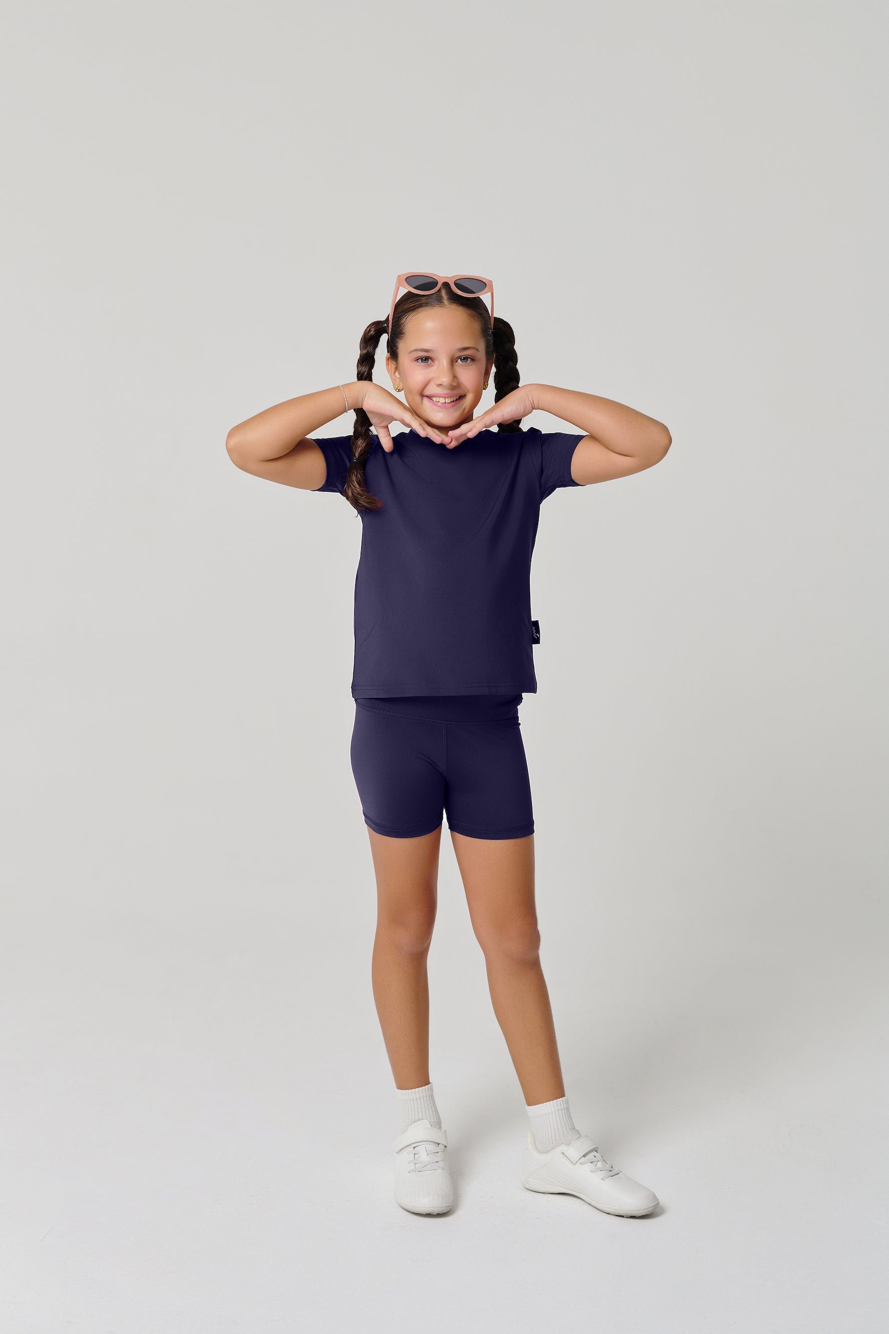 تي شيرت MULU Classic للأطفال (للجنسين) - أزرق