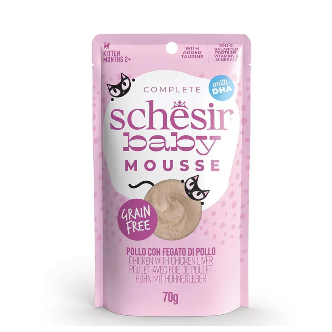 Schesir Baby Mousse Kitten Wet Food, 70gm