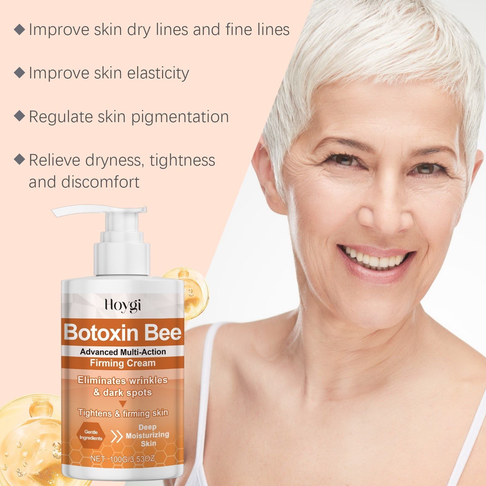 Brightening Body Care Cream for Firm, Supple, Hydrated Skin, Anti-Aging, Moisturizer ,100g