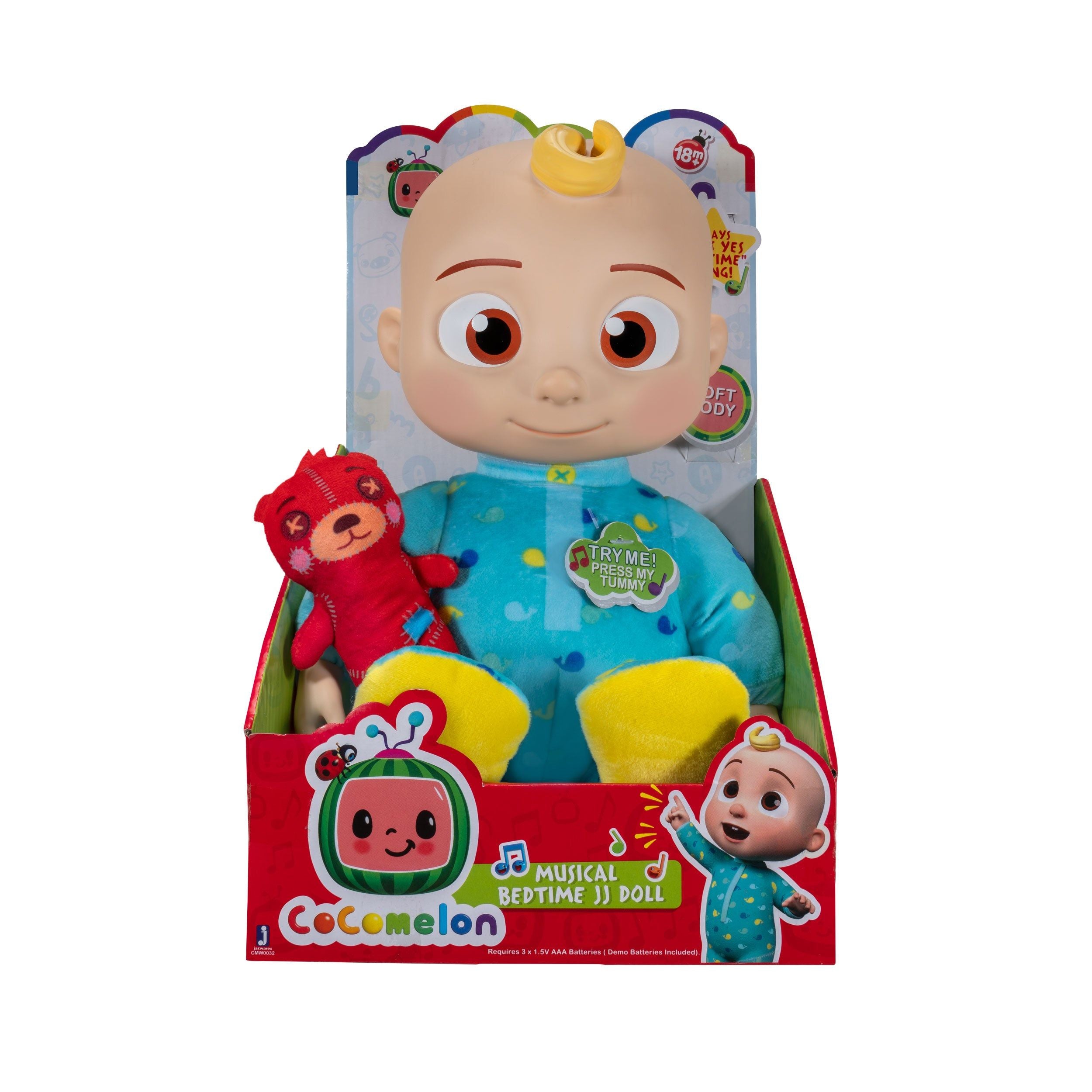 CoComelon - JJ Plush Figure With Sound Doll
