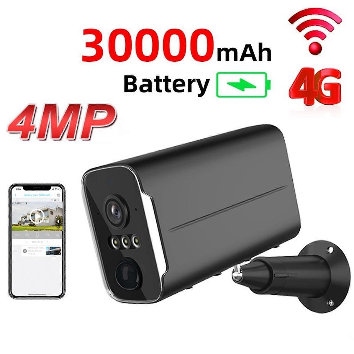 4G Wireless Outdoor Security Camera With Night Vision and PIR