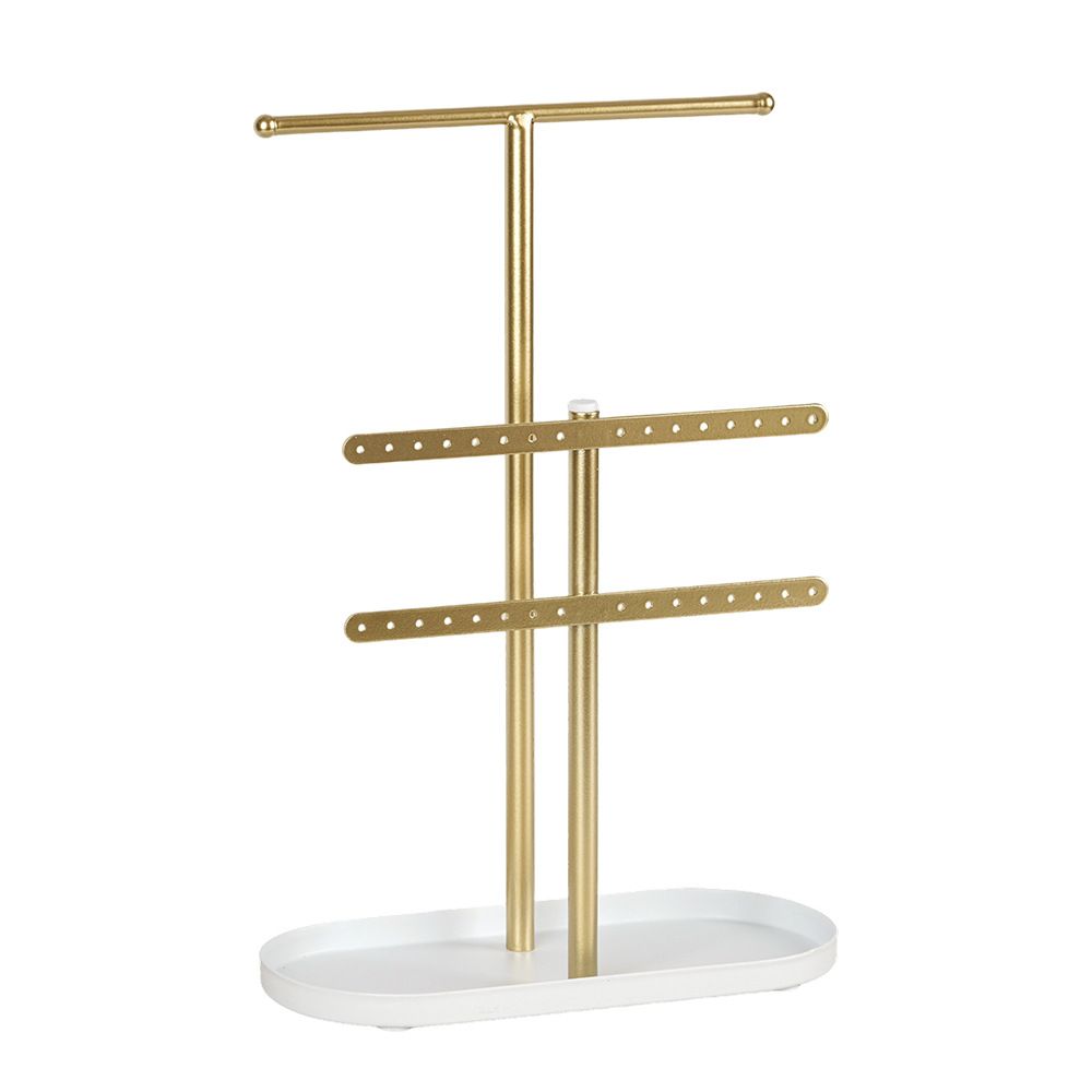 Jewelry Display Stand Jewelry Organizer 3 Tiered Decor Portable Tray