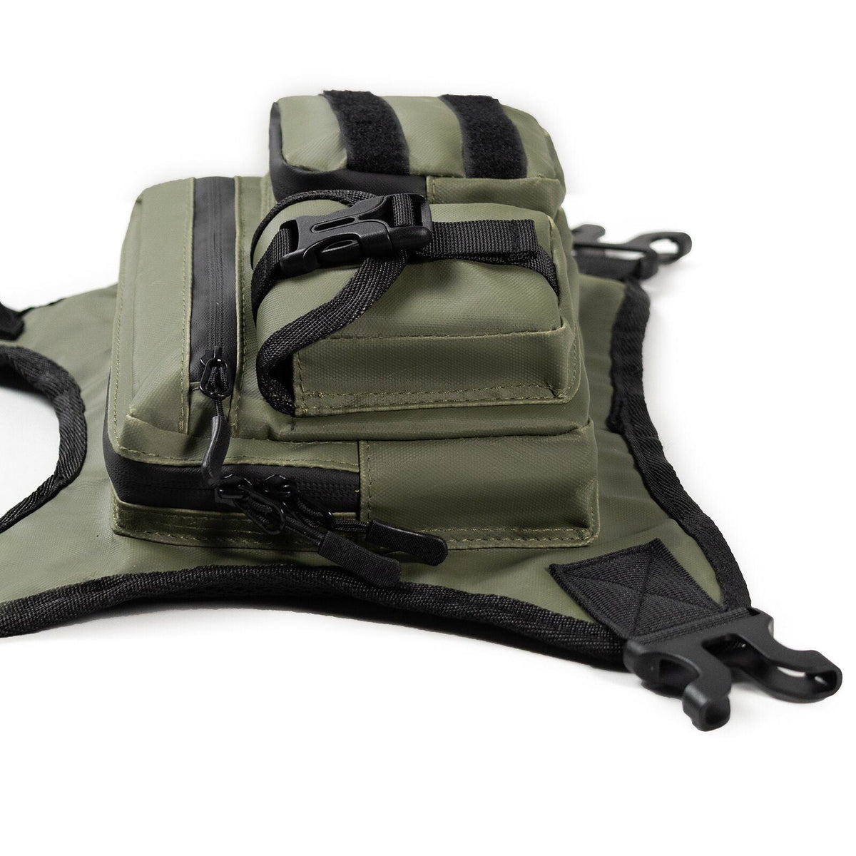 Men Chest Rig Bag Breathable Chest Pouch for Traveling Walking Cycling