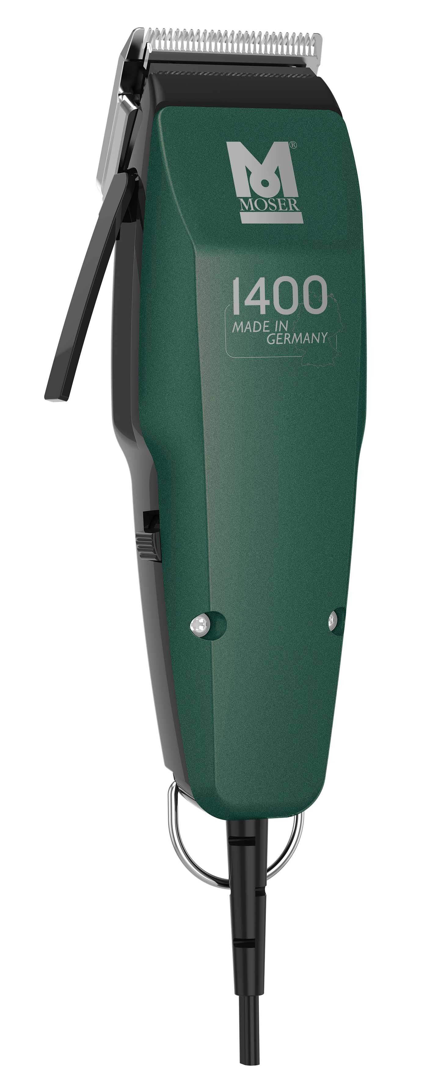 MOSER 1400-0392 HAIR CLIPPER GREEN UK-PLUG
