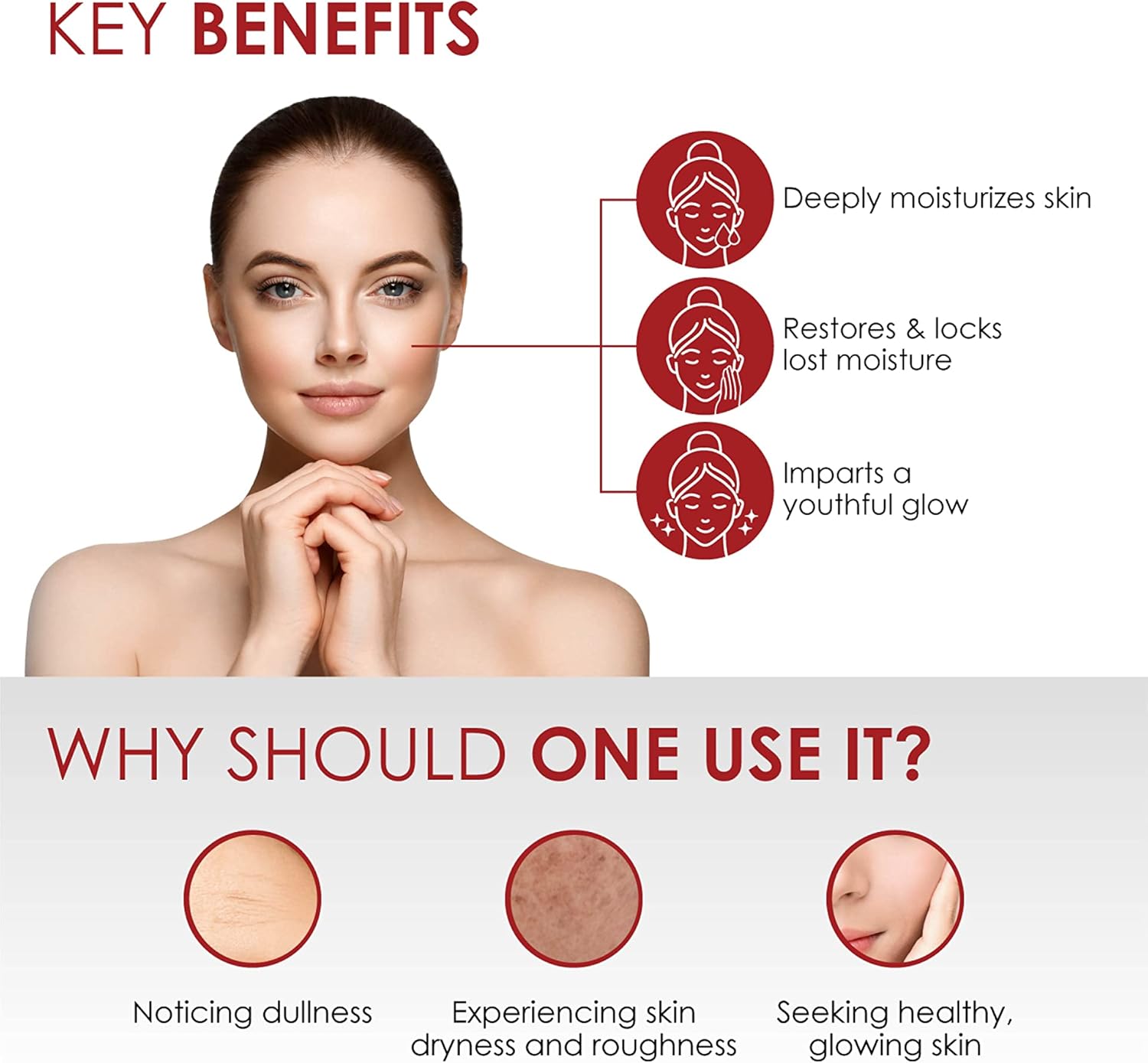 كريم الوجه المرطب غني بزيت ثمر الورد من Good Vibes 100 غرام