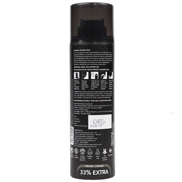 Bombay Shaving Company Charcoal Shaving Foam 264g