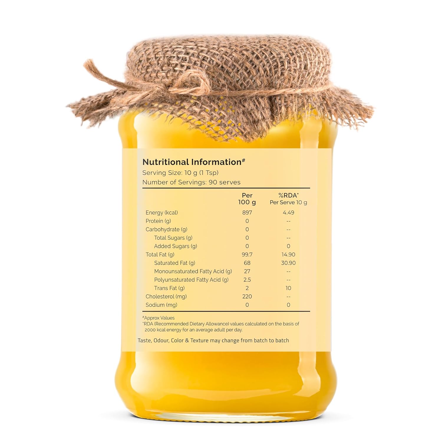 Auric A2 Bilona Desi Cow Ghee 1000 ml