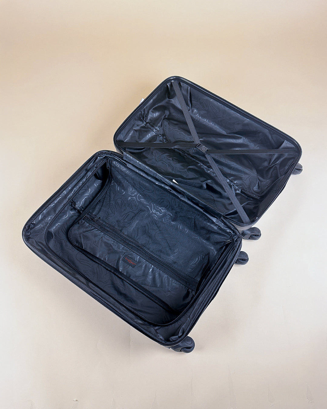 The Rolling Stones Play With Fire 3-Piece Hardside Spinner Bravado Luggage Set