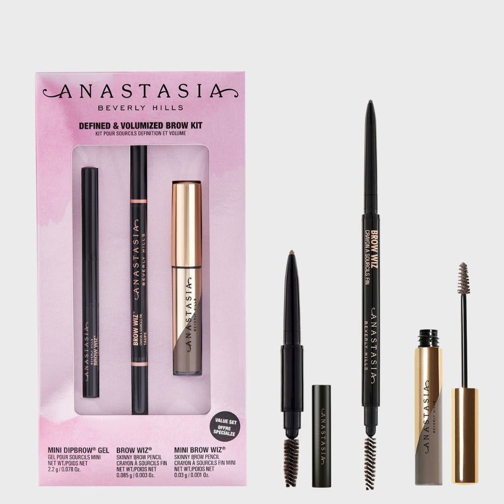 Defined & Volumized Brow Kit - Taupe