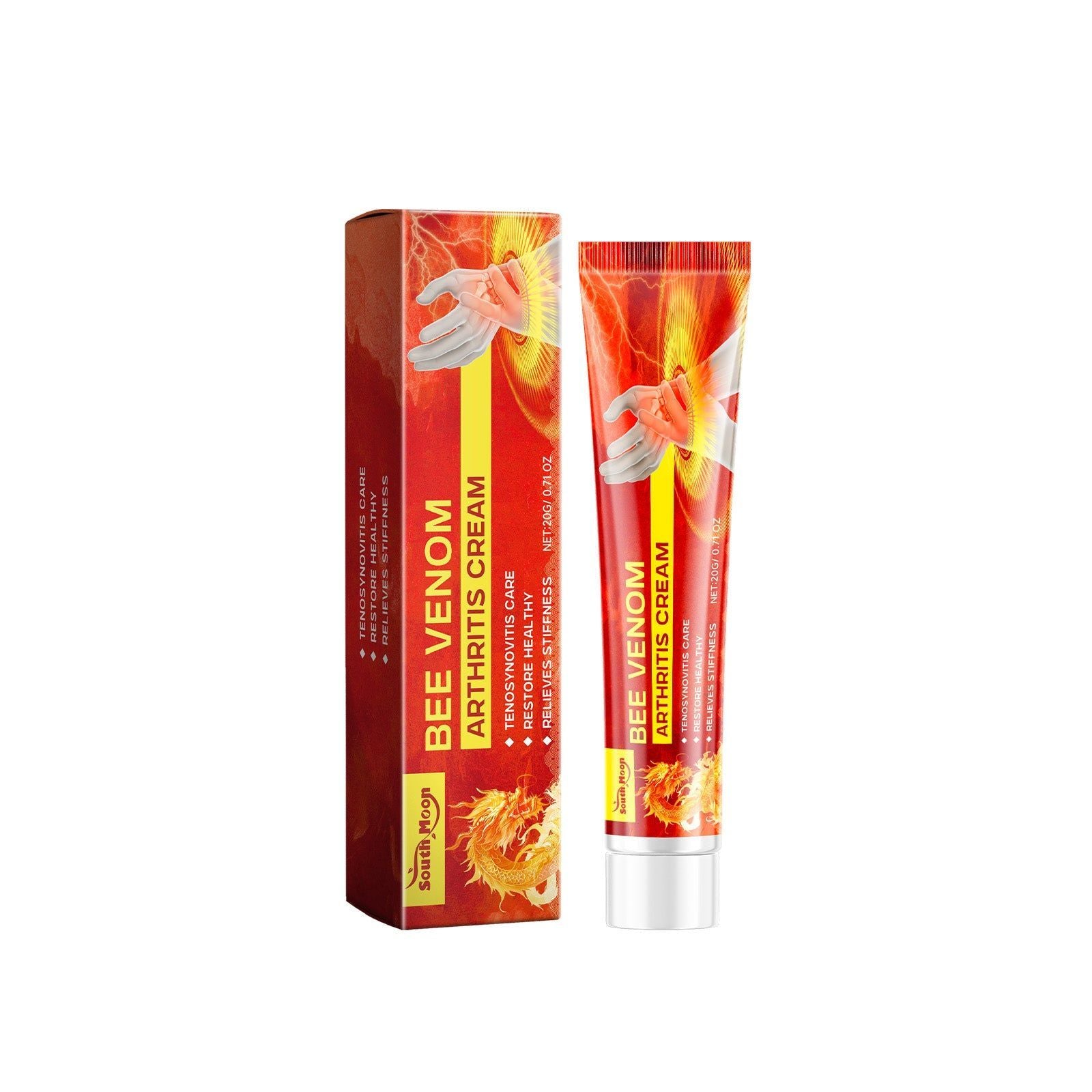 Body Joint Repair Cream, Pain Relief, Muscle Relaxation, Hyaluronic Acid, Bee Venom, Natural, Non-Irritating ,20g