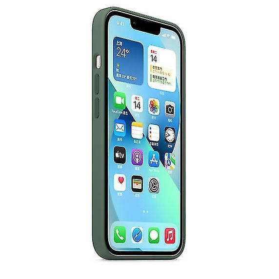 For iPhone 13 - Silicone Case with MagSafe, Protective and Stylish Phone Cover