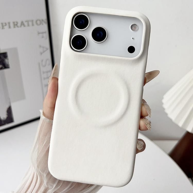 For iPhone 18 Pro Max / iPhone 17 Pro Max Skin Feel Sheepskin MagSafe Magnetic Phone Case