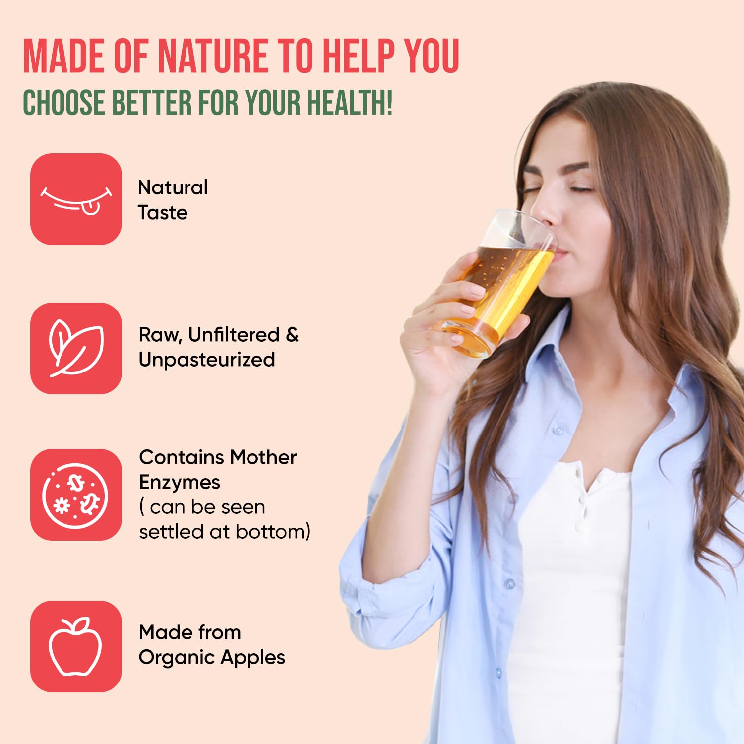 Herbal max Unfiltered Apple Cider Vinegar With The Mother450mL