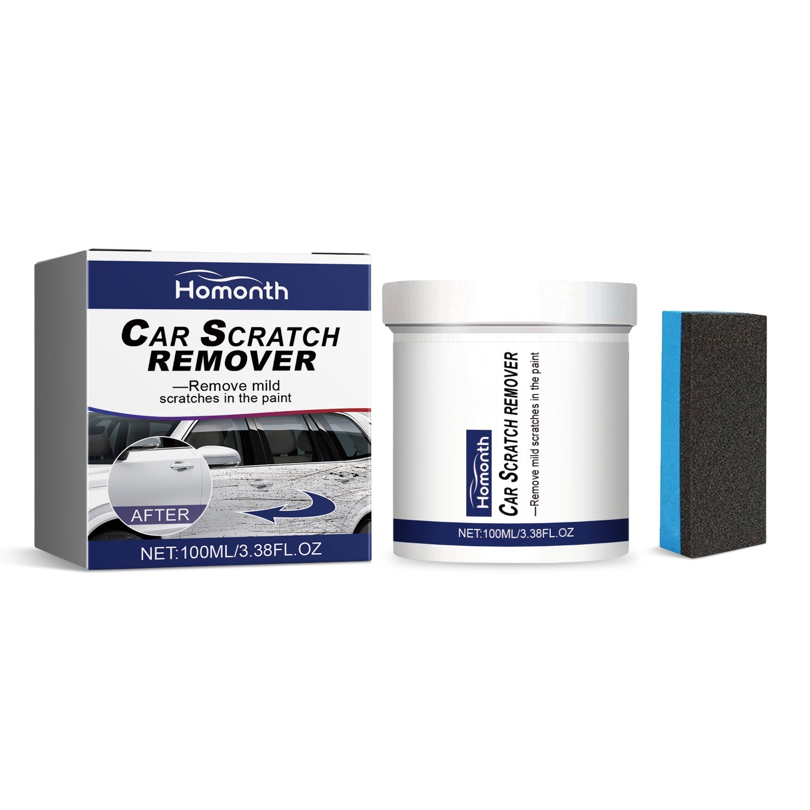 Car Scratch Repair Kit, Fast Scratch Remover, Car Paint Touch Up, Easy Polishing Solution ,1set