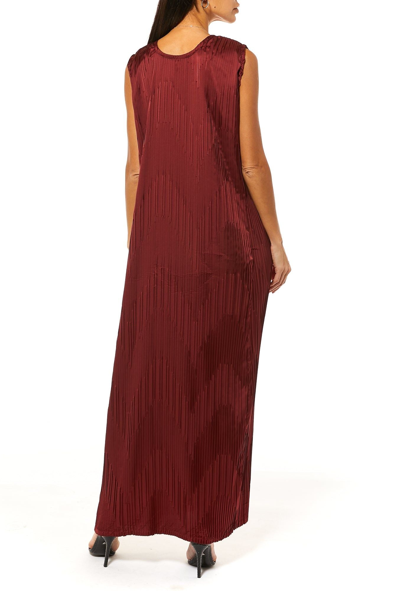 MOiSTREET Maroon Under Dress