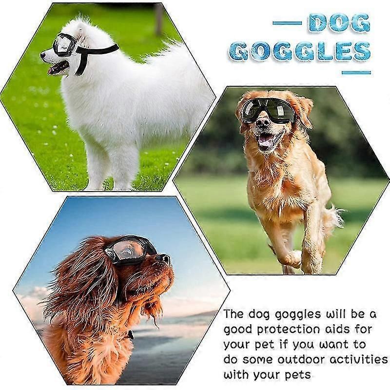 Dog Goggles Small Breed, Uv Protection Dog Sunglasses For Medium Breed Dog Goggles For Medium Dog zxin