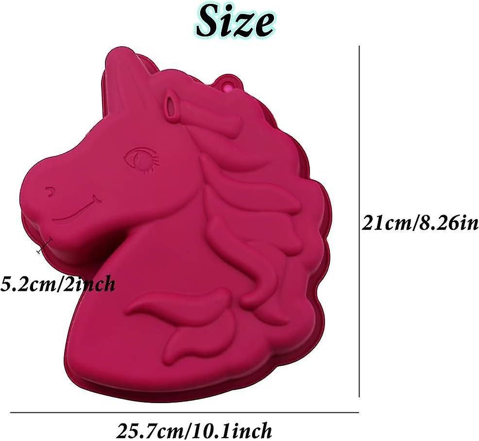 Silicone Unicorn Cake Mould For Baking Chocolate And Soap