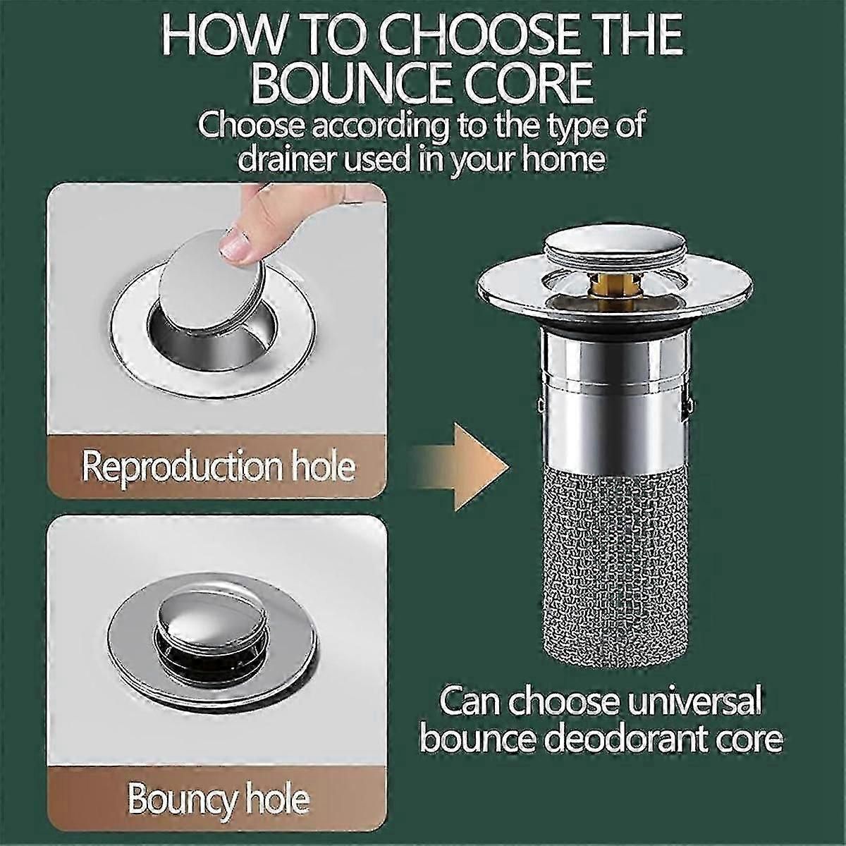 4pcs Drain Stopper, Stainless Steel Floor Drain Filter, Stainless Steel Basin Drain Filter,stainless Steel Drain Filter