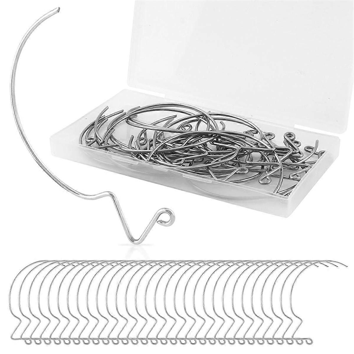 30 Pcs Stainless Steel Monkey Hooks For Wall Picture Hanging