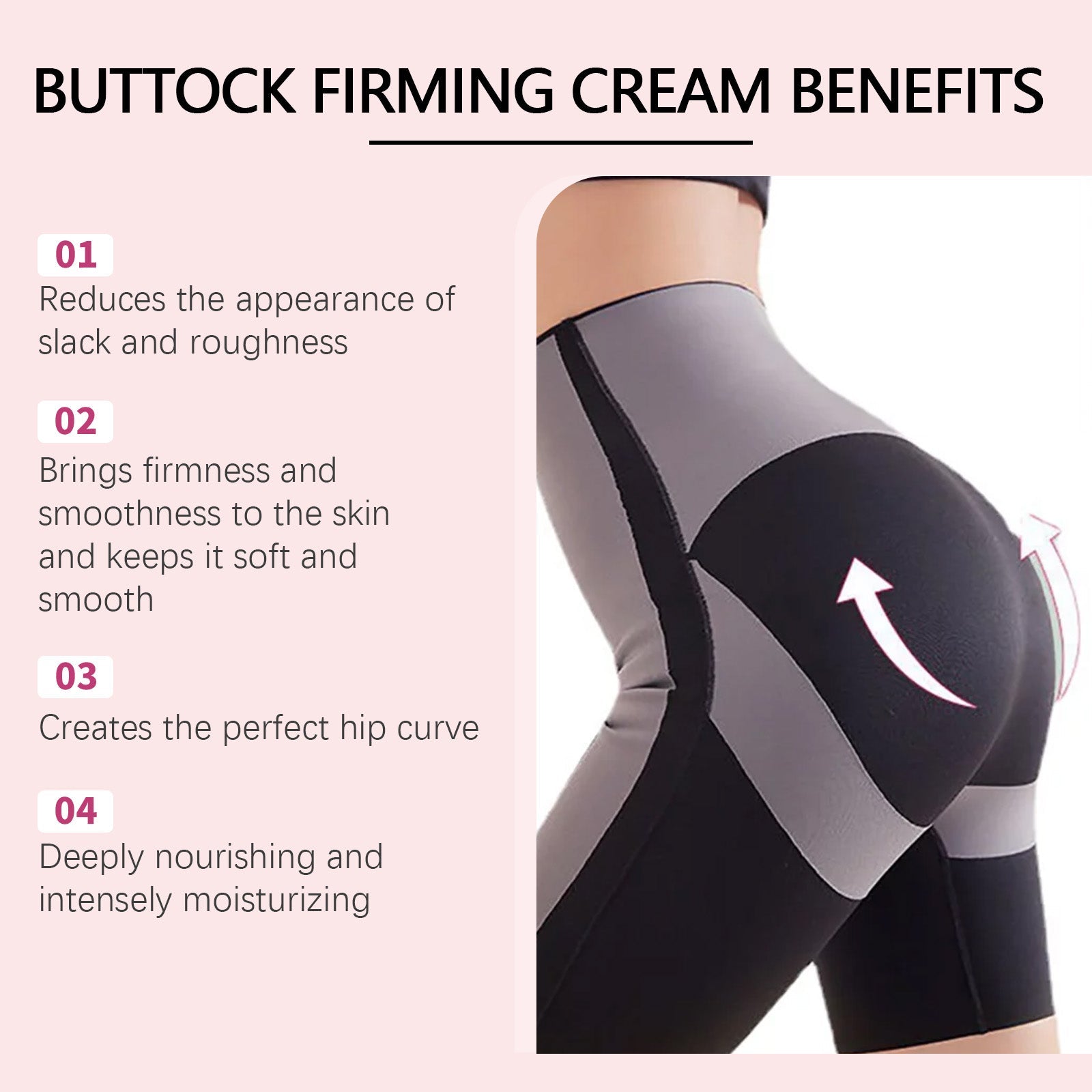 Get in Shape with Butt Firming Cream, Lift, Tone, and Enhance Curves Naturally ,50g