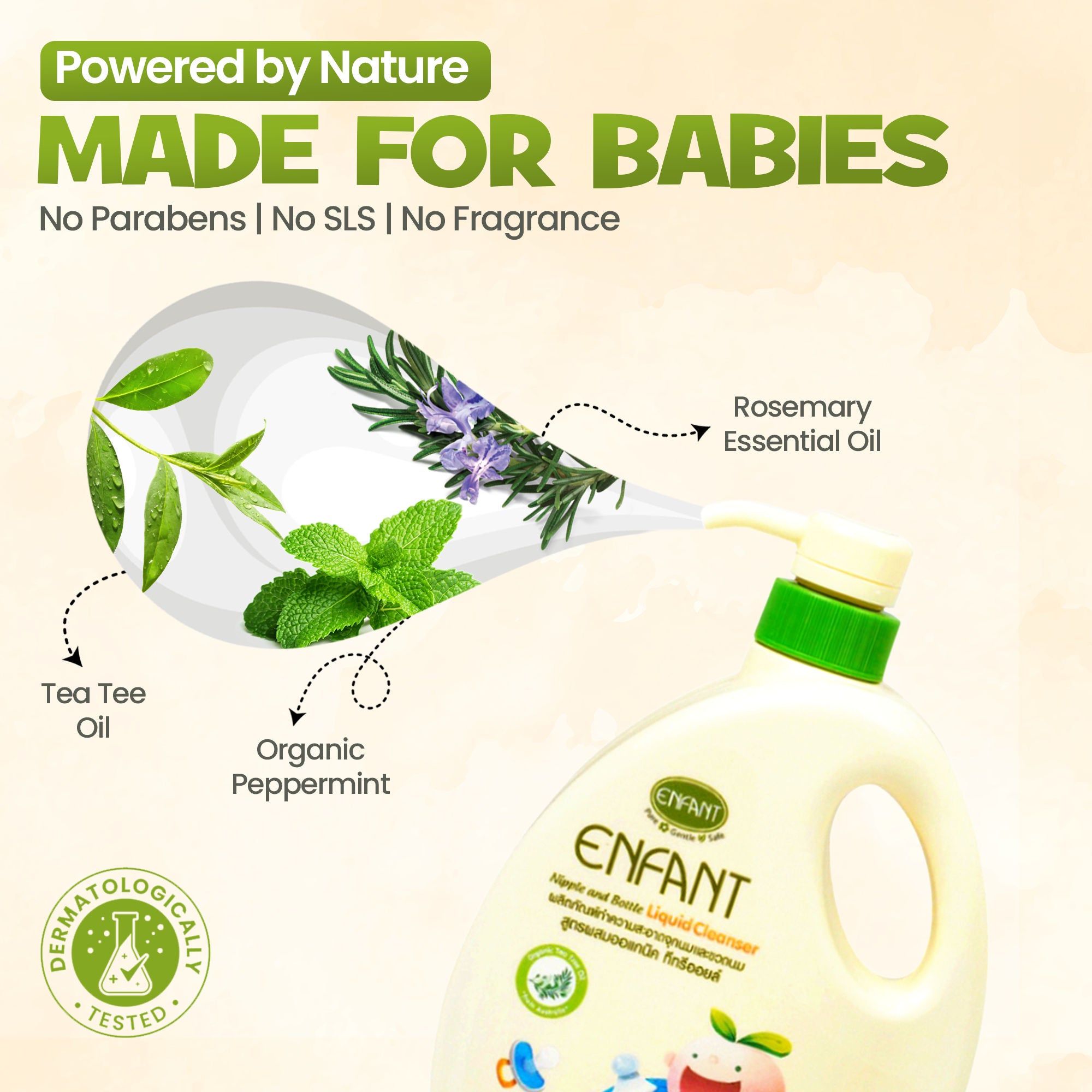 ENFANT Organic Nipple & Bottle Liquid Cleaner