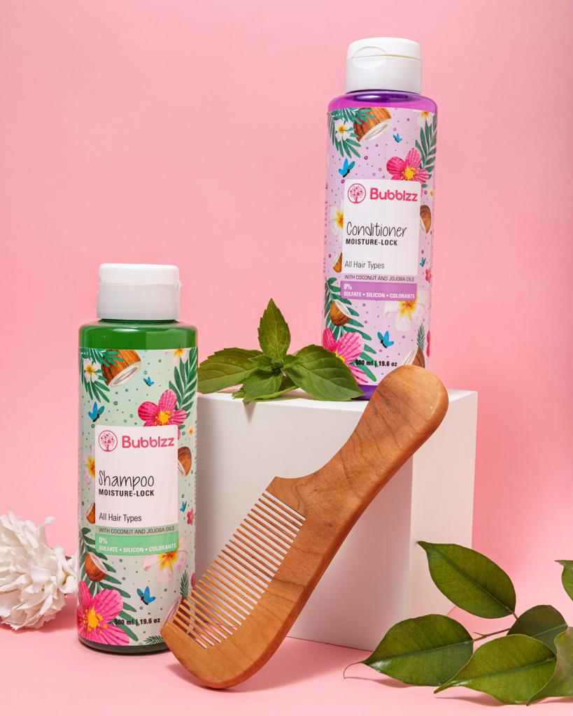 Moisture Lock Shampoo &amp; Conditioner for all Hair Types Bundle