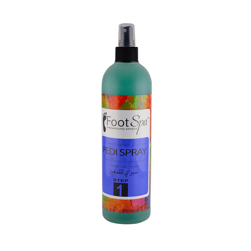 Foot Spa Foot Spray Antiseptic, Peppermint & Eucalyptus Oil, 473ml