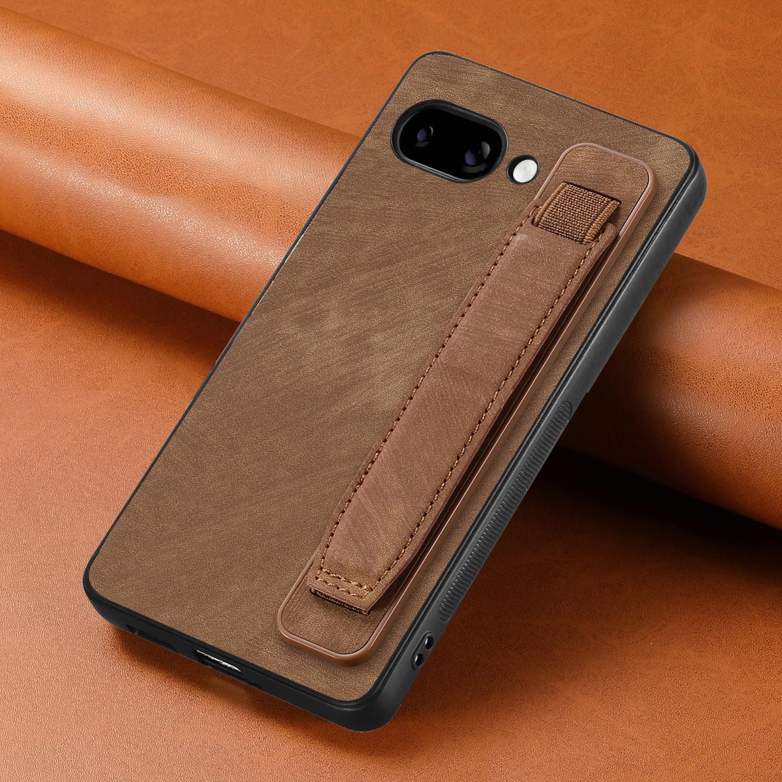 Retro Wristband Leather Case For Google Pixel 9a