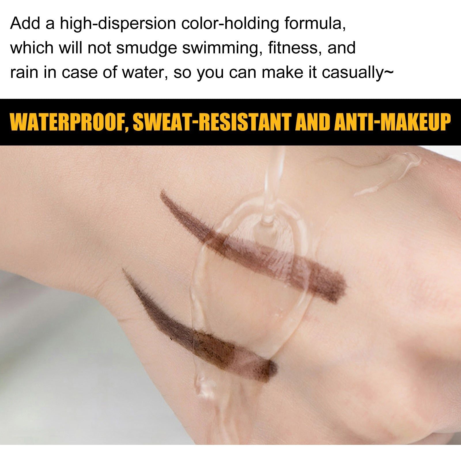 Create Long-Lasting, Natural Eyebrows, Waterproof, Smudge-Proof, Easy to Use ,3g