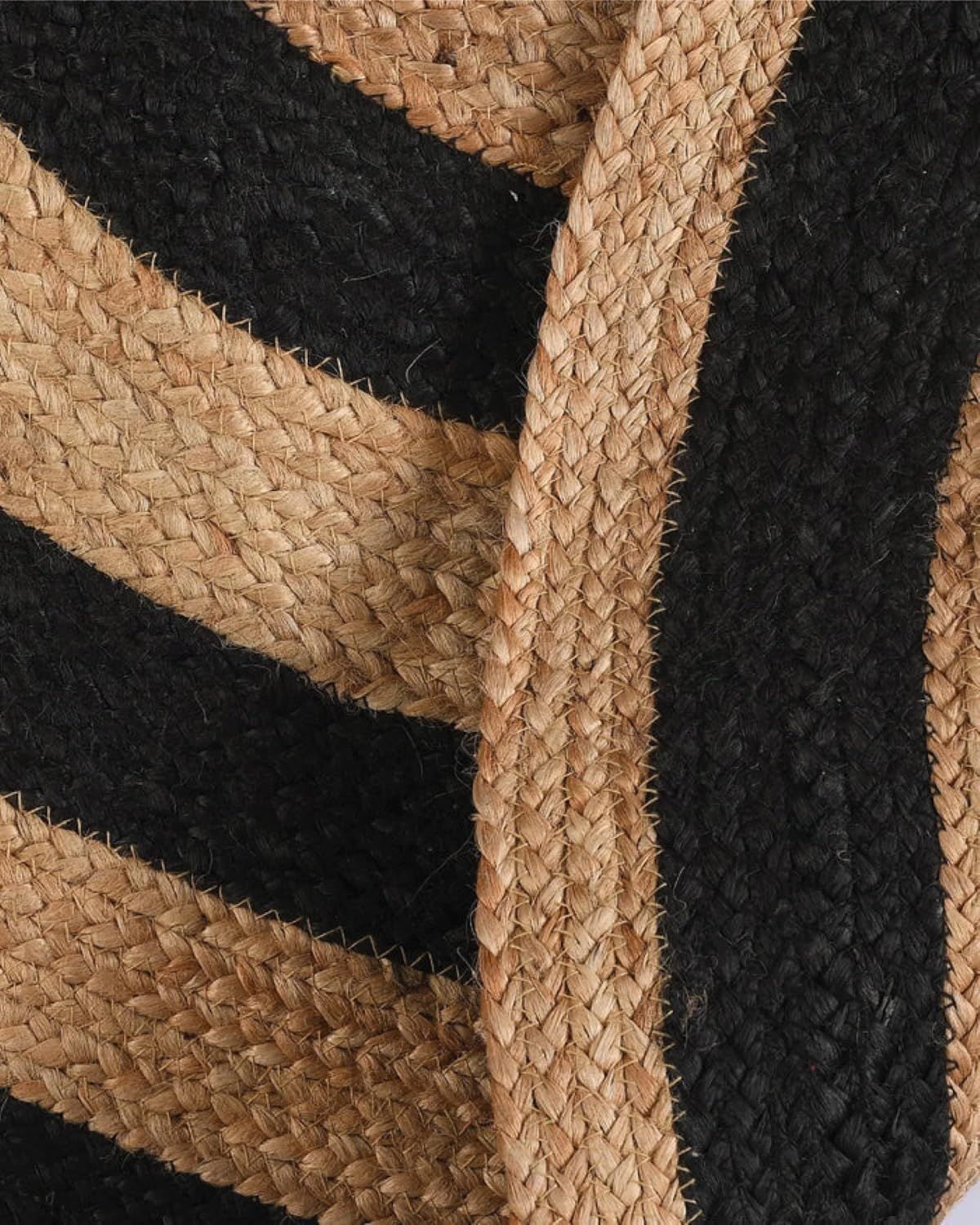 AIESY®  Beautiful High Traffic Area Reversible Jute Rug