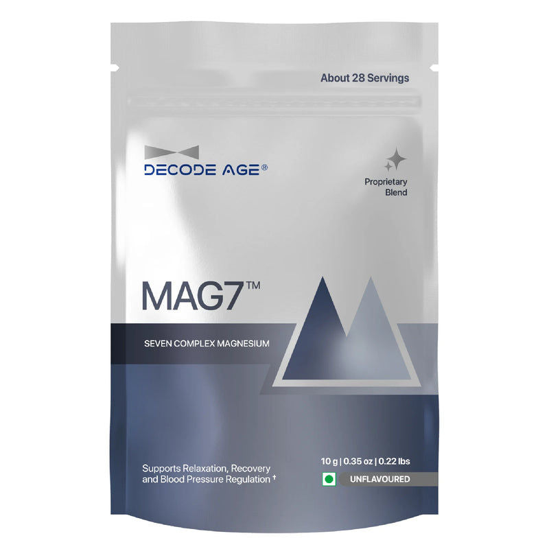 DECODE Mag7 Powder | Seven Magnesium Complex Powder| 10g, 28 servings