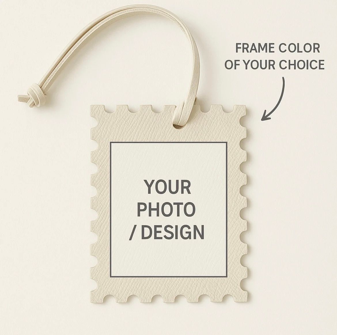 Custom Premium Leather Charm