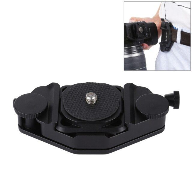 Adapter Hung with fast release clamp, aluminum alloy clip for DSLR and SLR camer