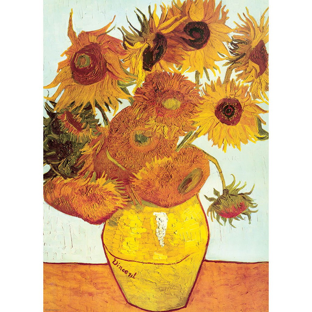 Twelve Sunflowers 1000 Pieces Puzzle