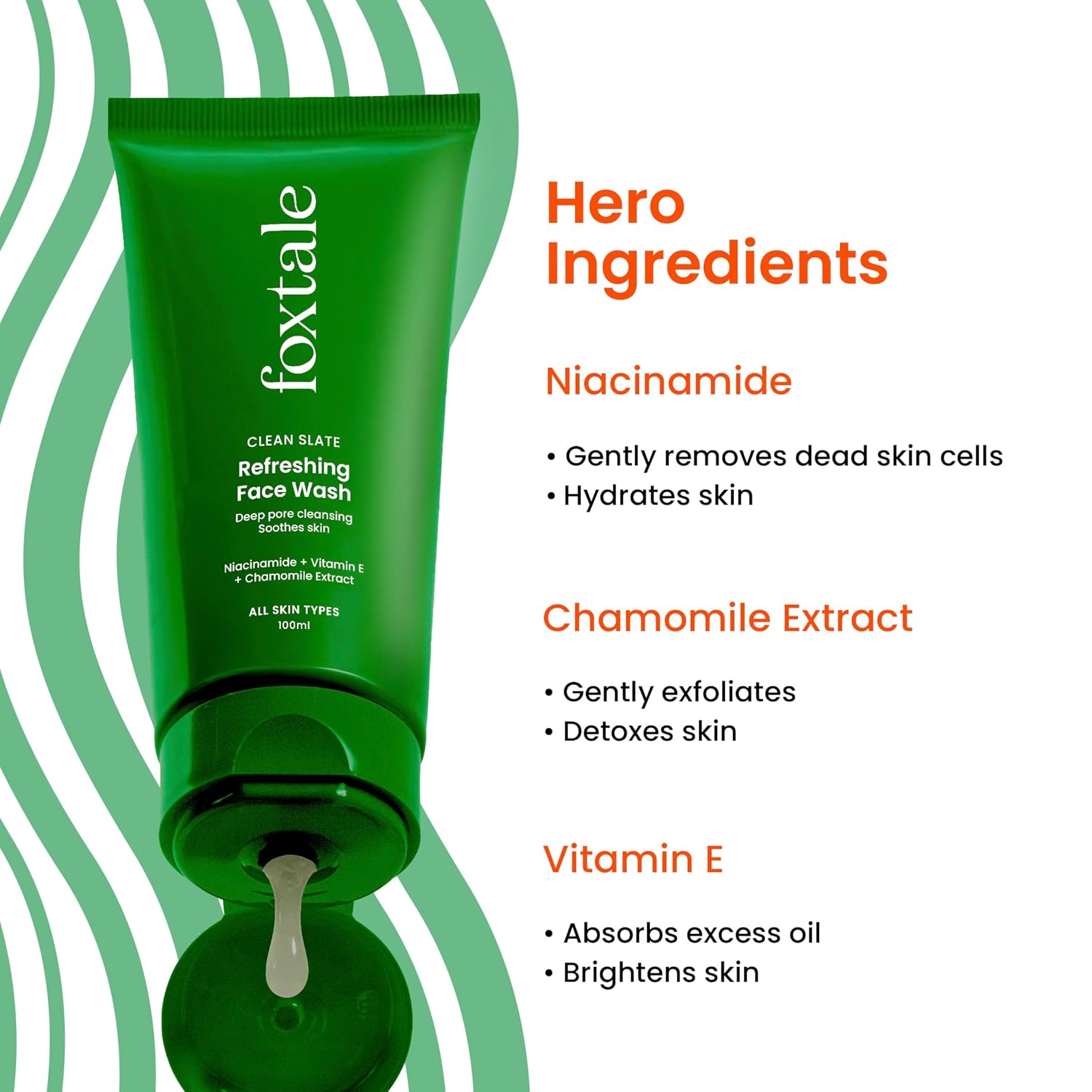 Foxtale Clean Slate Refreshing Face Wash 100M