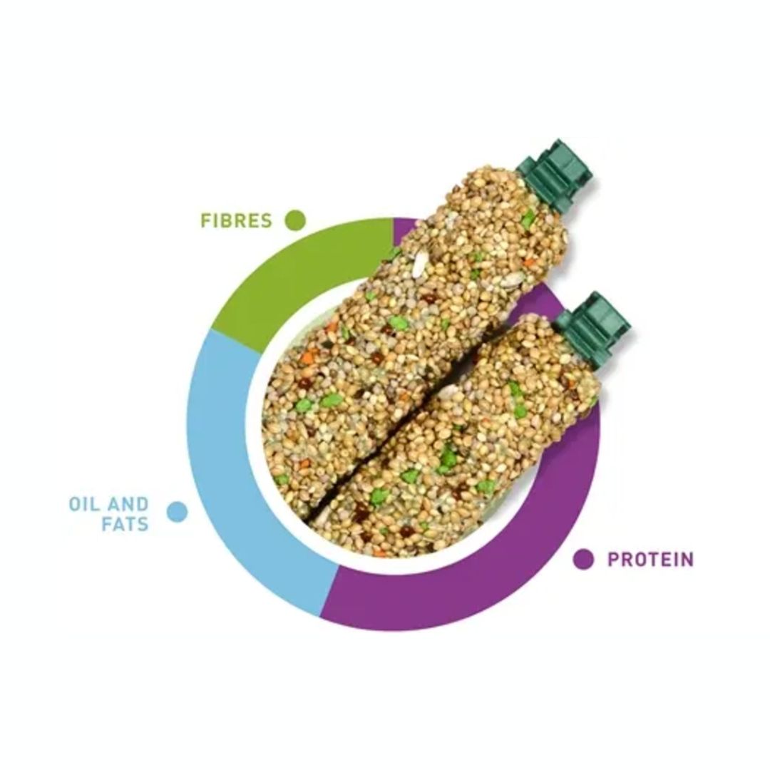 Padovan Stix Veggie Treat For Budgies & Finches, 100g