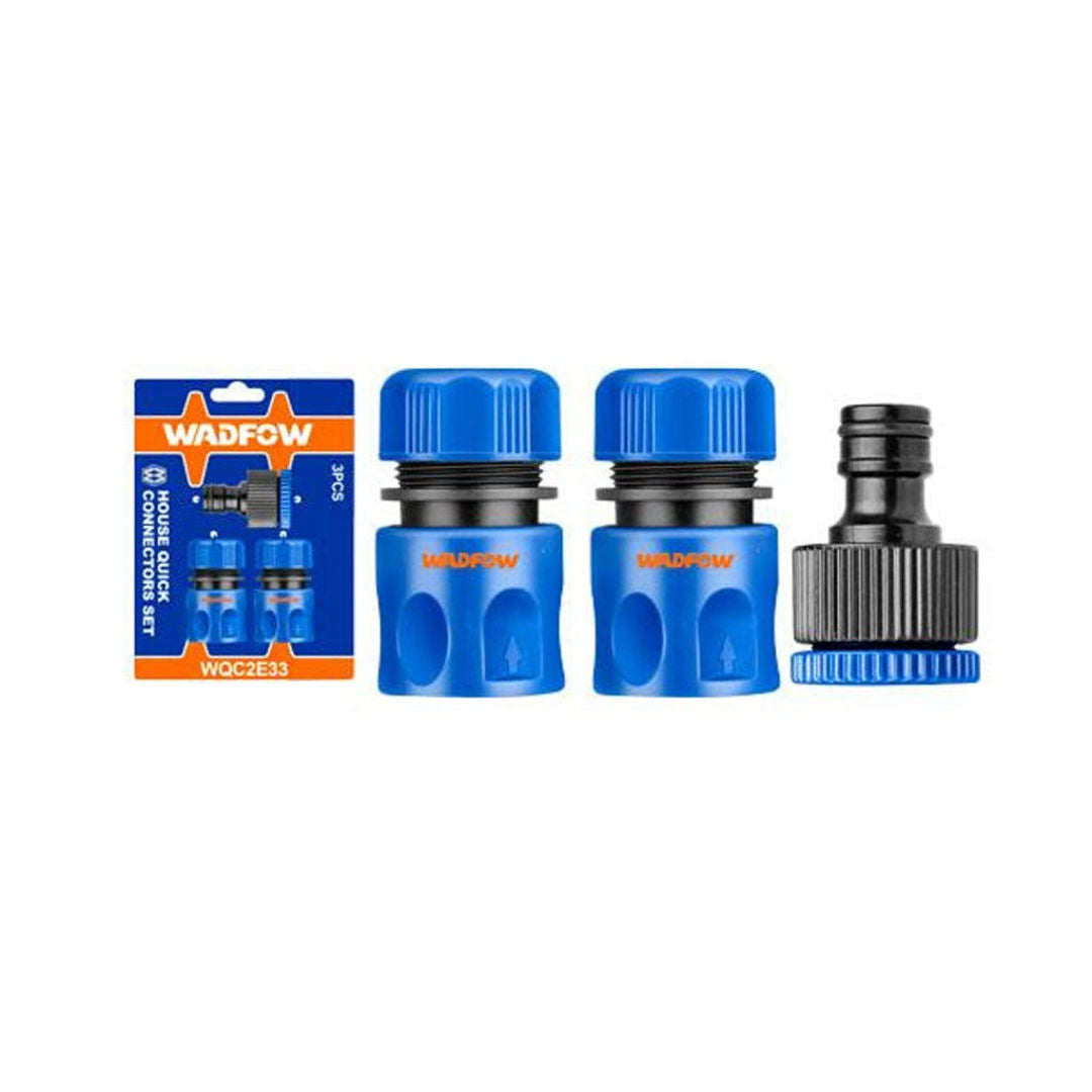 WADFOW 3 Pieces Hose Quick Connector Set, ABS/PP/POM