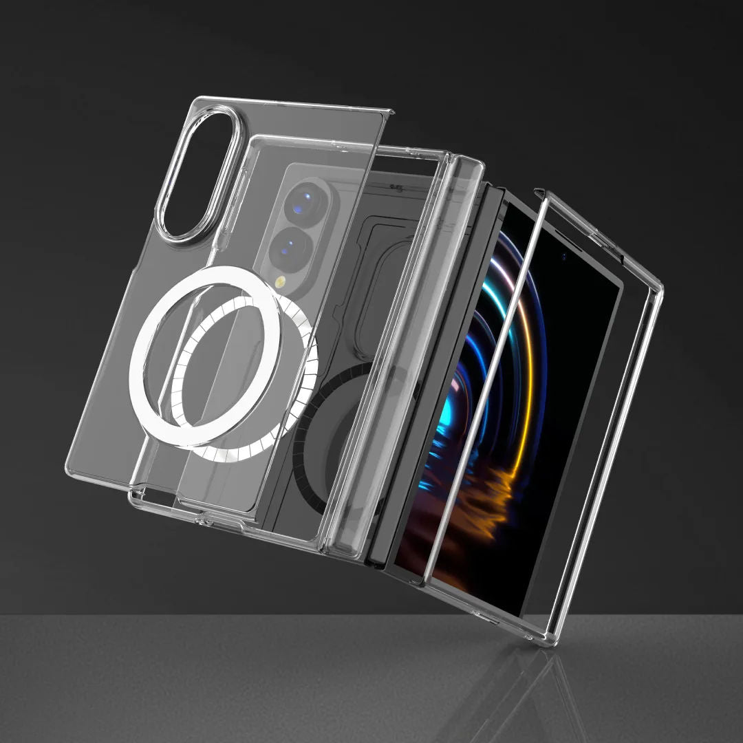 Blupebble Samsung Galaxy Fold 8 Hybrid Mag Case, Clear